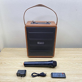 Loa karaoke bluetooth ZANSONG S89 tặng kèm 1 micro không dây Hàng Chính Hãng