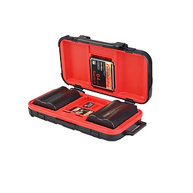 Hộp Đựng Thẻ Nhớ Và Pin Chống Nước LENSGO D850 (2 Pin) (4 Thẻ SD) (8 Thẻ TF) (2 Thẻ CF/XQD)