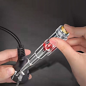 Bút thử điện thông minh thế hệ mới, loại 1 đèn màu đỏ, kiểm tra dây điện đứt ngầm, đo thông mạch