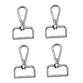 4pcs Alloy Swivel Lobster Claw Clasps Square Tail DIY Crafts Supplies