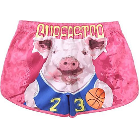 Quần Đi Biển Đôi - Quần Đùi Đôi - Thời Trang Đôi Mùa Hè - Quần Short Cặp Đôi SQ220 Pink Piggy