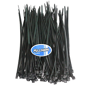 Bộ 100 Sợi Dây Rút Nhựa dài 10cm (3 x 100mm) - đen Milliken Tampe NL-3043