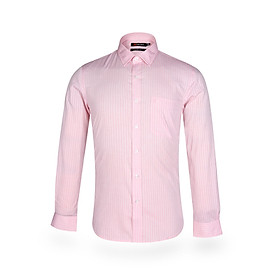 Áo sơ mi nam tay dài form ôm slim fit học sọc khatoco a1md388s1-thsc040-2009-d