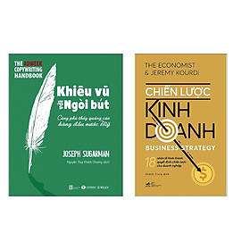 Combo Sách Kinh Tế "Hot": Chiến Lược Kinh Doanh + Khiêu Vũ Với Ngòi Bút (Bài Học Thành Công Cho Các Nhà Lãnh Đạo / Tặng Kèm Bookmark Green Life)