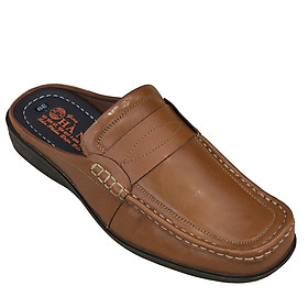 Dép Bít Mũi Nam Da Bò Thật TiTi ĐÔ Cao Cấp GSB2090d