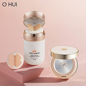 Phấn nước chống nắng che khuyết điểm OHUI Day Shield Smart Pumping Foundation Cushion SPF50+/Pa+++ 30ml màu 01 sắc da sáng