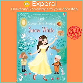 Sách - Little Sticker Dolly Dressing Snow White by Fiona Watt (UK edition, paperback)
