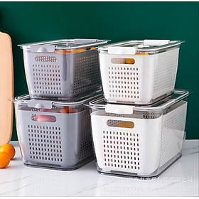 Mua Bộ hộp đựng thực phẩm Hokori gồm 2 hộp hộp to & trung MH6588+6589