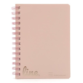 Sổ Ghi Chú Lò Xo Morning Glory Velvet 83831 - Màu Hồng