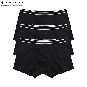 Bộ 3 Quần Lót Nam Dạng Trunk Giordano Men s Trunk 01179013