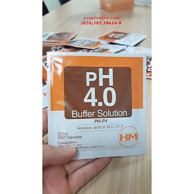 Combo 5 gói dung dịch hiệu chuẩn pH4