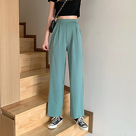 quần ống rộng Lưng Cao Thời Trang Cho Nữ