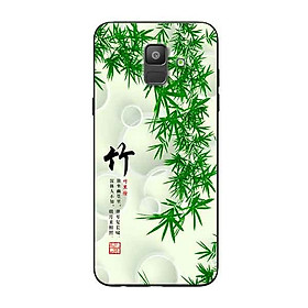 Ốp Lưng in cho Samsung A6 2018 mẫu Tranh Nền Tre - Hàng Chính Hãng