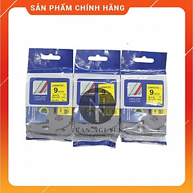 Mua  Combo 3 hộp  Nhãn In Brother HZe-621 - Đen nền vàng 9mm x 8m - Hàng nhập khẩu