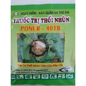 Viên sủi PONER-40TB trừ bệnh thối nhũn cho cây trồng - gói 5 gram"
