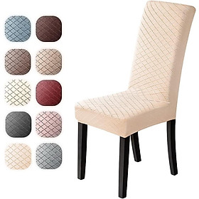 Bọc Ghế 2 Cái Spandex Bọc Ghế Họa Tiết Jacquard Bọc Ghế Ăn Phổ Thông Bọc Ghế, Rất Dễ Dàng Vệ Sinh Và Bền