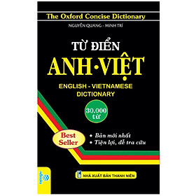 Ảnh bìa NDB - Từ điển anh việt 30.000 từ