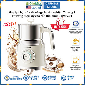 Mua Máy đánh sữa tạo bọt đa năng chuyên nghiệp 7 trong 1 thương hiệu Mỹ cao cấp Biolomix BMF201 - Hàng nhập khẩu