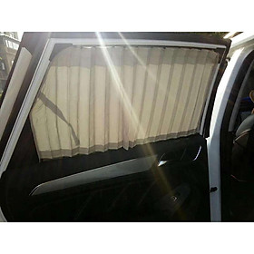 Bộ rèm che nắng 4 cửa xe ô tô vải lụa cao cấp gắn nam châm tiện dụng, Rèm chắn nắng cho các dòng xe chống tia UV