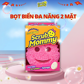 Miếng rửa chén bọt biển Scrub Mommy - 2 mặt đa năng - an toàn - chống mùi