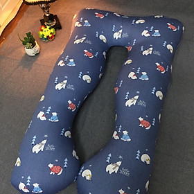 Gối ôm bà bầu chữ U đa năng -- Tặng kèm 1 móc chìa khóa thỏ gấu bedding 14
