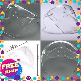 (Kính nhám) Combo 2 cái Kính chống giọt bắn Face Shield bảo hộ phòng dịch