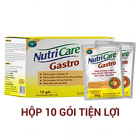 Sữa Nutricare Gastro 50G cho người viêm dạ dày, rối loạn tiêu hoá