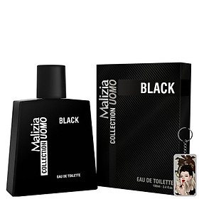 Nước hoa nam Malizia Uomo Black Eau de Toilette 100ml + Móc khóa