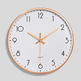 Mua Đồng hồ treo tường tròn Quartz Basic số béo 30cm