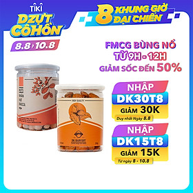 COMBO SIÊU TIẾT KIỆM - 1 Hũ Hạt Macca Dk Harvest 200g + 1 Hũ Hạt Hạnh Nhân DK Harvest 250g