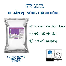 Bột Kem Béo Hương Khoai Môn GTP [1KG] Pha Trà Sữa, Thơm Béo Tự Nhiên, Cho Quán Đồ Uống, Làm Kem Mịn.