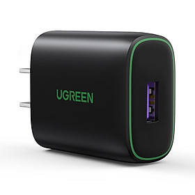 Mua Sạc USB 1 cổng Fastcharge 22.5W màu đen chuẩn cắm US Ugreen 80913 Hàng chính hãng