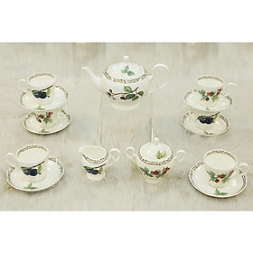 Bộ trà sứ xương NORITAKE ORCHARD GARDEN 4911 - chính hãng