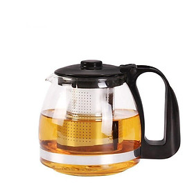 Ấm Pha Trà - Bình Trà Thủy Tinh Cao Cấp Có Lưới Lọc Inox Không Gỉ - Bình 800ml - 1500ml