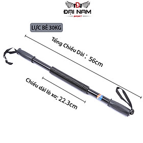 Gậy Bẻ Lò Xo Ti Tan Lực Bẻ Từ 20KG Đến 50KG Tập Tay,Vai,Xô,Ngực Body Tại Nhà (Hàng Loại 1)