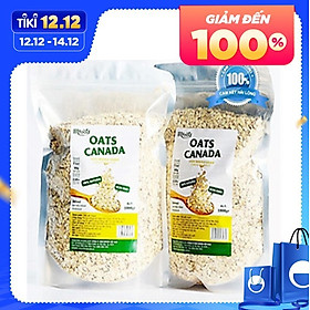 Yến Mạch Oats Canada Nguyên Chất túi 500g  Nguyên Hạt