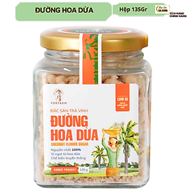 Đường hoa Dừa SOKFARM Hũ 135gr - Ngon ngọt tự nhiên, không sợ tăng cân, phù hợp với trẻ em, người đường huyết cao và tiểu đường type 2.