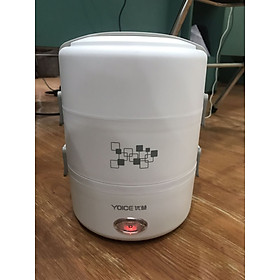 Mua Hộp cơm hâm nóng - hộp cơm điện tiện lợi YOICE 3 TẦNG TRẮNG  khay inox không rỉ 270W-2 Lít