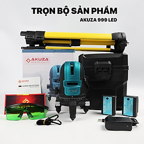 MÁY CÂN BẰNG LASER 5 TIA XANH AKUZA 999 LED - HÀNG CHÍNH HÃNG