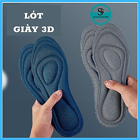 Lót Giày 3D Khử Mùi Kháng Khuẩn Êm Chân Dùng Cho Giày Nam Và Nữ Size Từ 37 Đến 44 SUNO STORE LG03