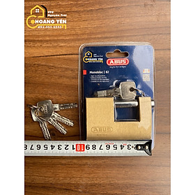 Ổ khóa đồng cầu ngang abus 82/90 - vàng đồng