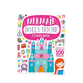 Sách dán hình nàng tiên cá Mermaid Doll's House Sticker Book | Bookmedi sách chính hãng
