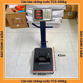 Mua cân bàn điện tử tính tiền chống nước HAWK - 200kg cực kỳ chắc chắn dùng cho cân hải sản ( bảo hành 2 năm )