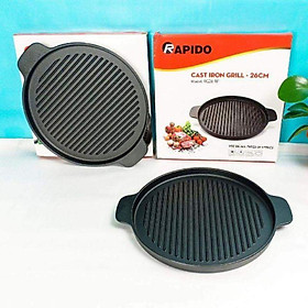 Mua CHẢO NƯỚNG TRÒN RAPIDO 24cm ( DÙNG MỌI LOẠI BẾP)
