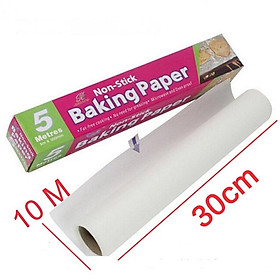 Mua Giấy nến nướng làm bánh lót bánh bao cho nồi chiên không dầu chống dính cuộn 5M 10M 35M khổ 30 cm - BPP