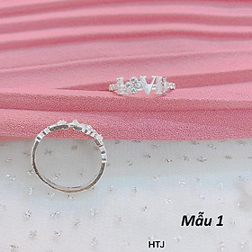Nhẫn nữ bạc ta các mẫu MS04g