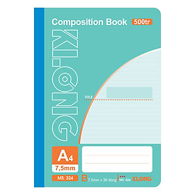 Sổ May Dán Gáy Klong A4 MS 324 (500 Trang)