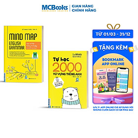 Hình ảnh Combo sách: Mindmap English Grammar - Ngữ Pháp Tiếng Anh Bằng Sơ Đồ Tư Duy + Tự Học 2000 Từ Vựng Tiếng Anh Theo Chủ Đề