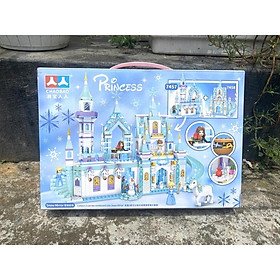 Mua lắp ghép lâu đài băng giá 568pcs