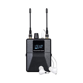 Hệ thống giám sát trong tai Giai đoạn PSM300 Màn hình cá nhân không dây trong tai cho các băng tần 500MHz 100mW Bộ xử lý DSP kỹ thuật số 24-bit Màu sắc âm thanh: Chỉ Bộ thu
